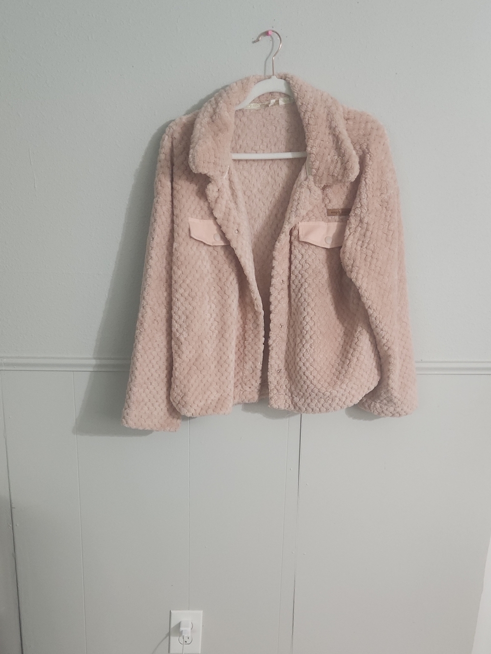 Simply Southern Blush Teddy Jacket